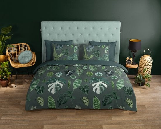 Good Morning dekbedovertrek Urban jungle - Katoen - Lits-jumeaux (240x220 + 2st 60x70cm)