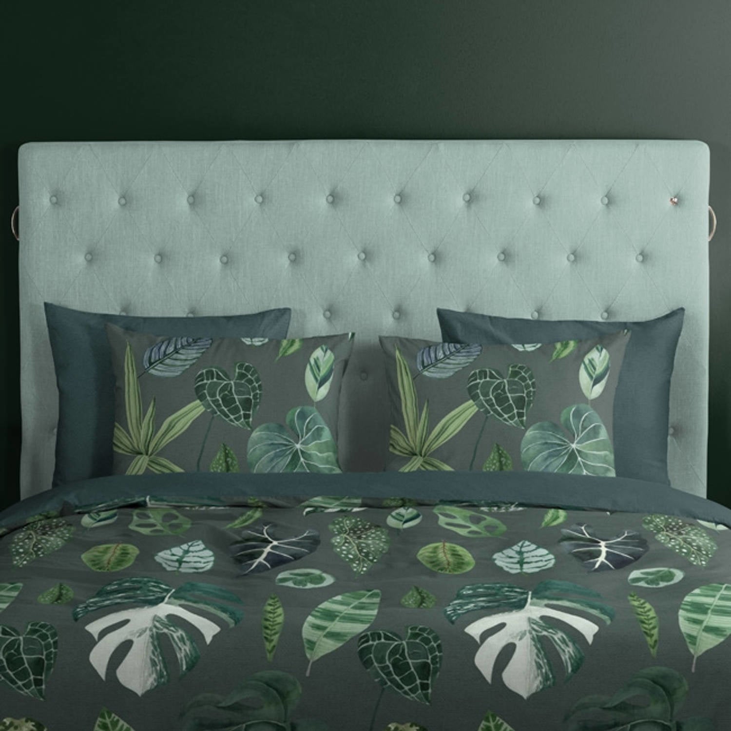 Good Morning dekbedovertrek Urban jungle - Katoen - Lits-jumeaux (240x220 + 2st 60x70cm)