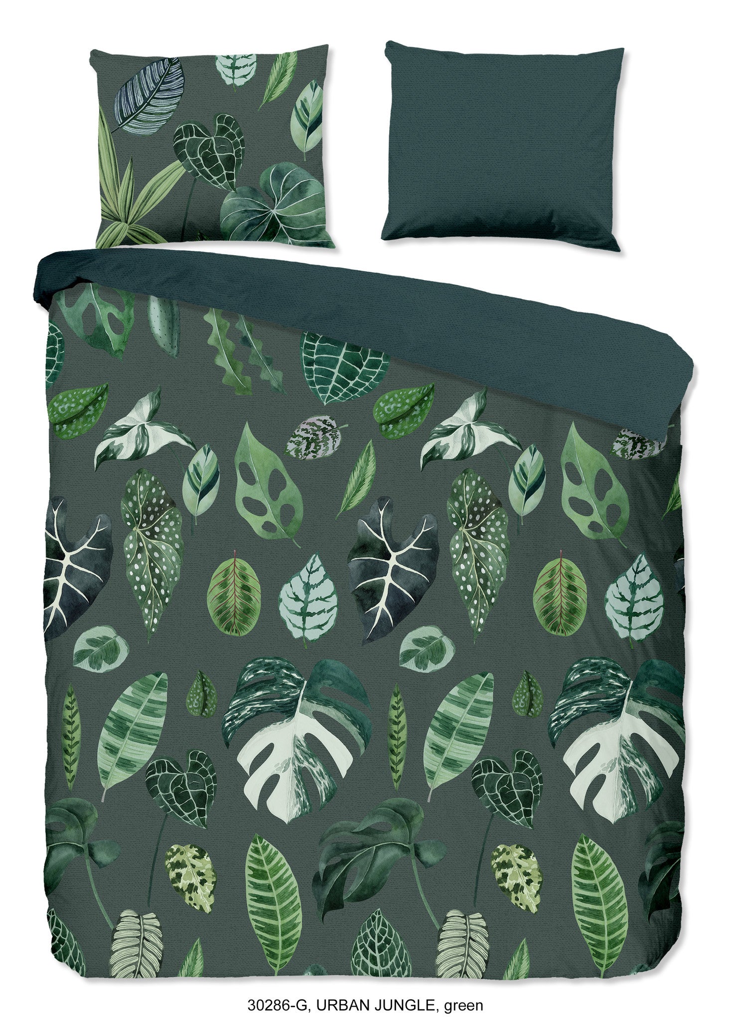 Good Morning dekbedovertrek Urban jungle - Katoen - Lits-jumeaux (240x220 + 2st 60x70cm)