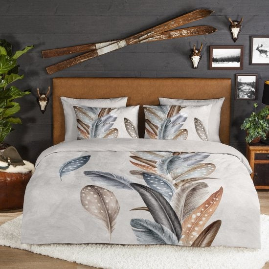 Good morning dekbedovertrek Eina - Flanel - 2-persoons (200x220 + 2st 60x70cm)