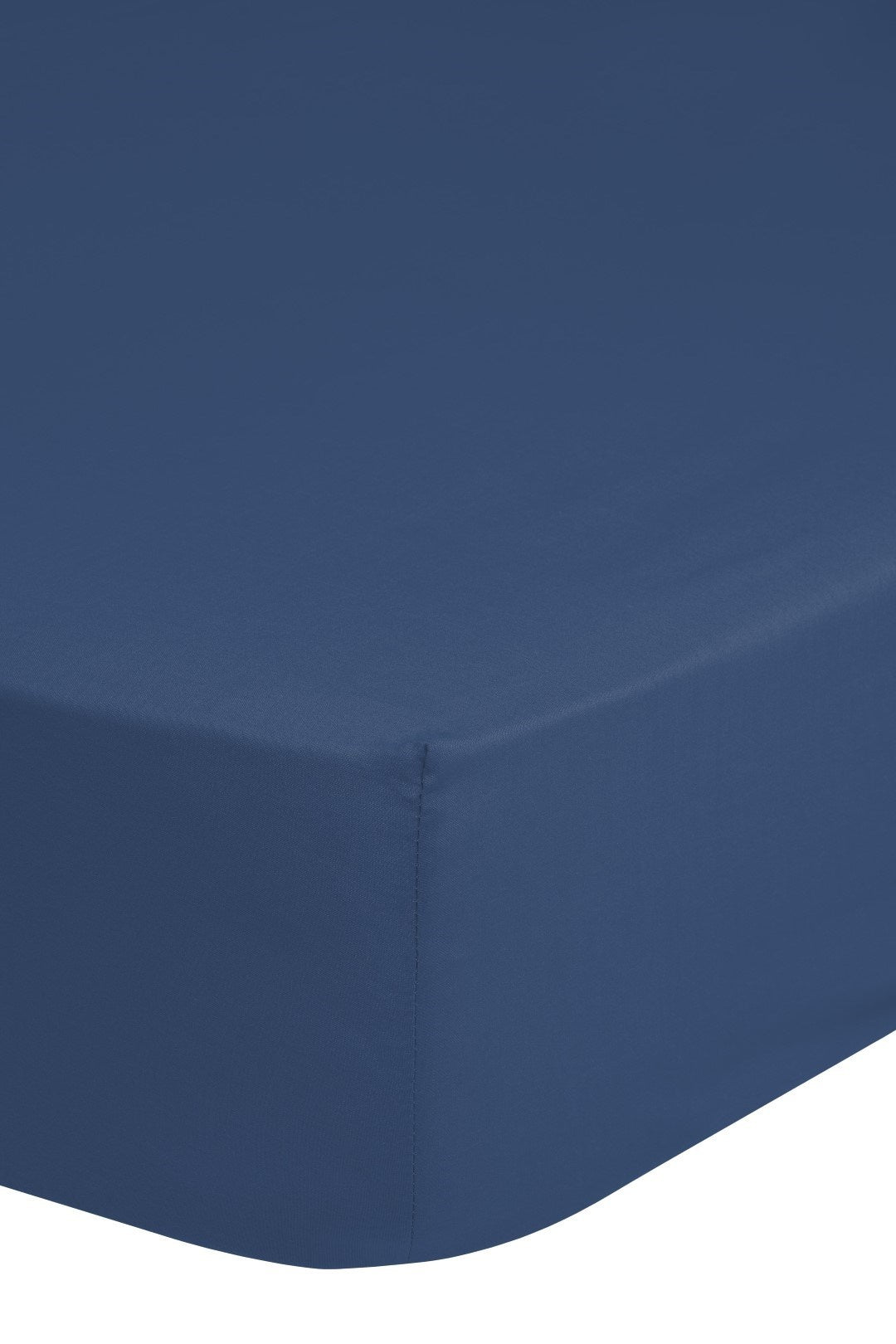 Hoeslaken - jersey - denim blauw