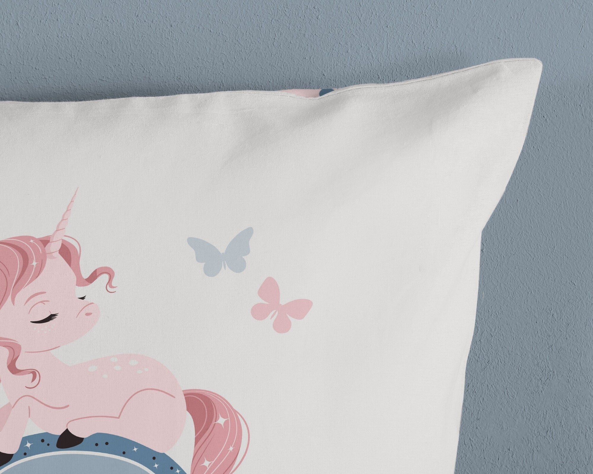 Good morning dekbedovertrek Fiby White - eenpersoons (140x220 + 60x70 cm)