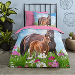 Good Morning dekbedovertrek Dora - Katoen - 1-persoons (140x220 + 60x70 cm)