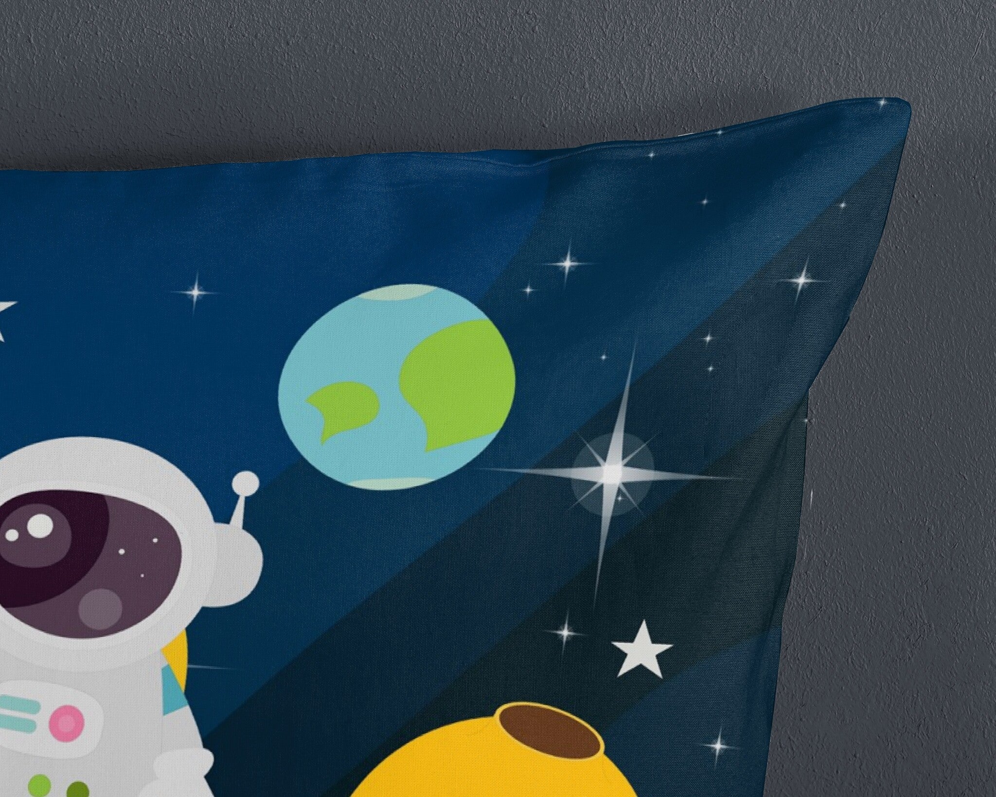 Kinderdekbedovertrek Planets - Microvezel - 1-persoons (140x220 + 60x70 cm)