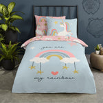 Good Morning dekbedovertrek Unicorn Suus - Katoen - 1-persoons (140x220 + 60x70 cm)