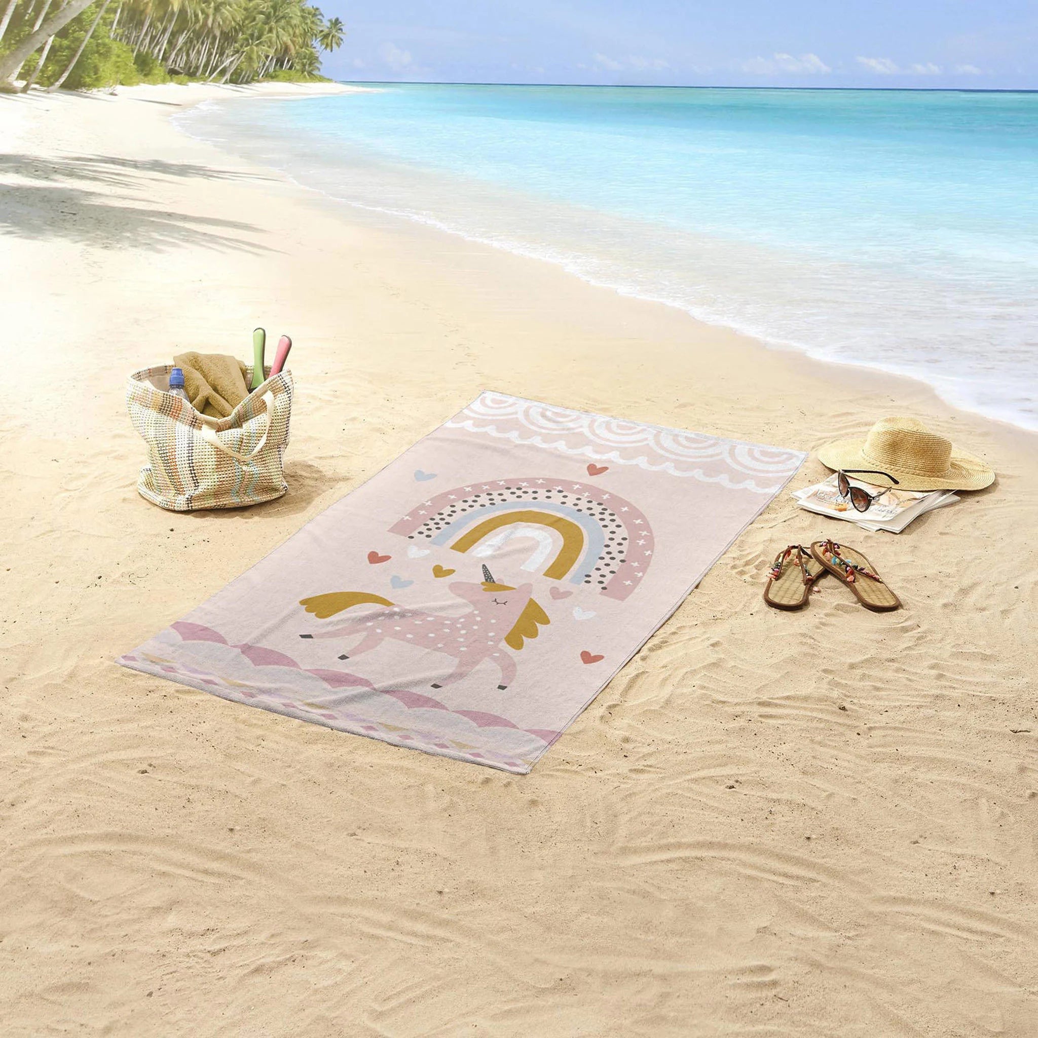 Strandlaken Unilove - handdoek 75x150 cm