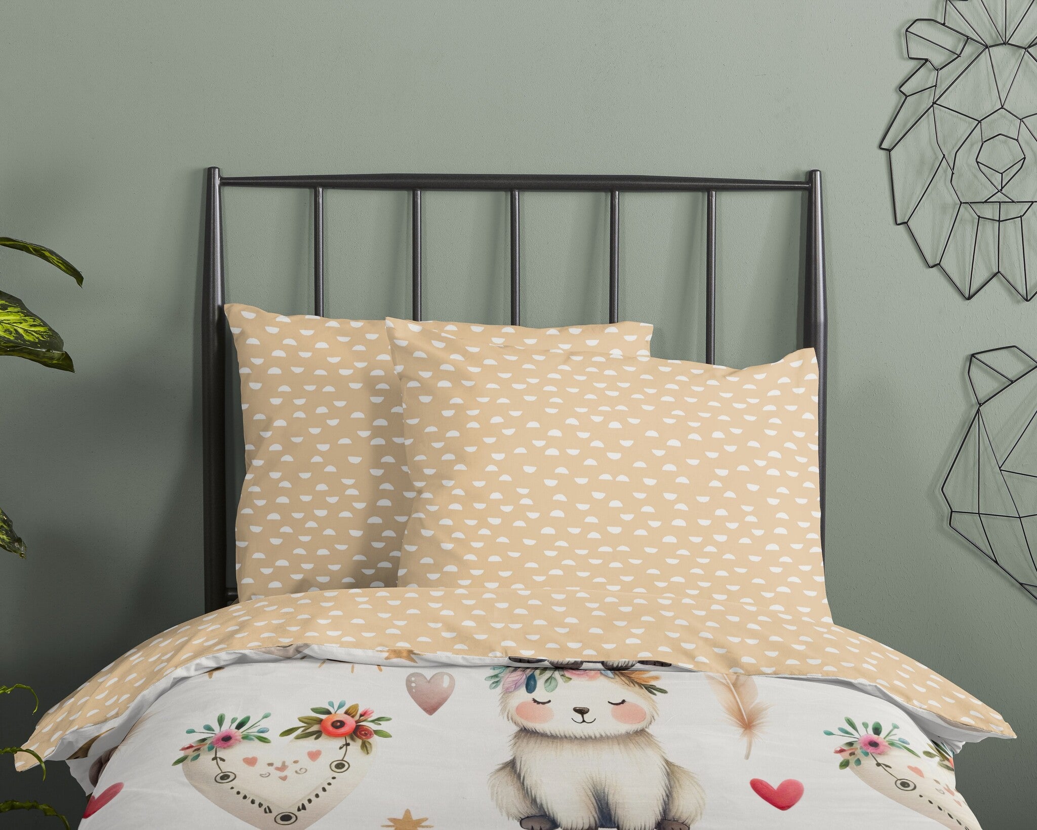 Good morning peuter dekbedovertrek Luz - katoen - juniorbed (120x150 + 60x70 cm)