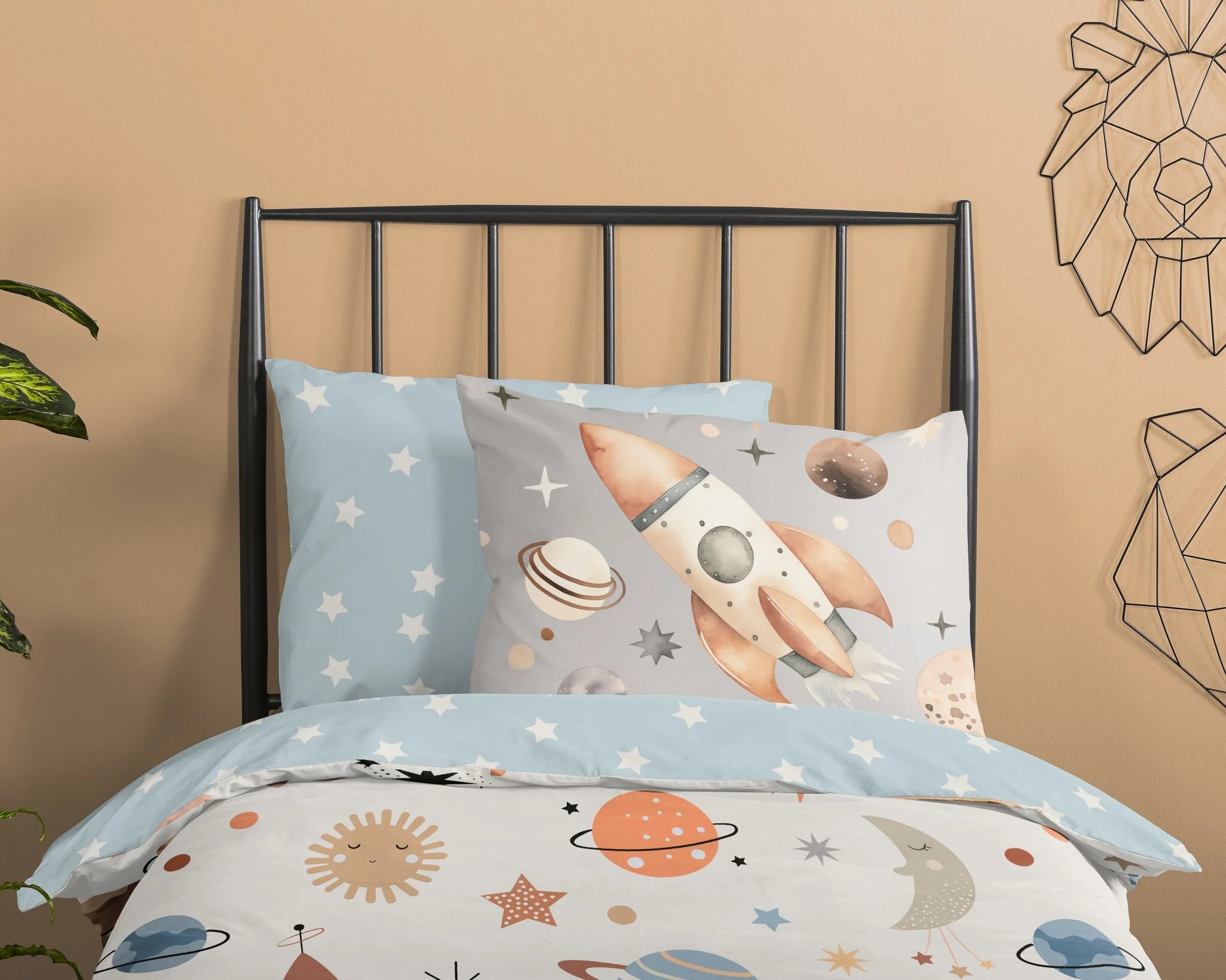 Good morning peuter dekbedovertrek Eclips - katoen - 120x150 + 60x70 cm