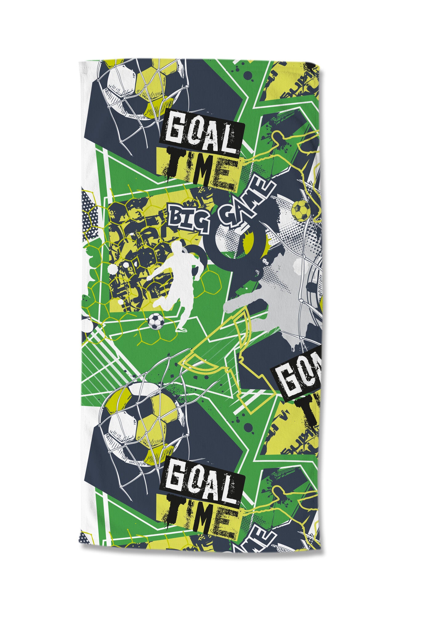 Strandlaken Goal Time - handdoek 75x150 cm