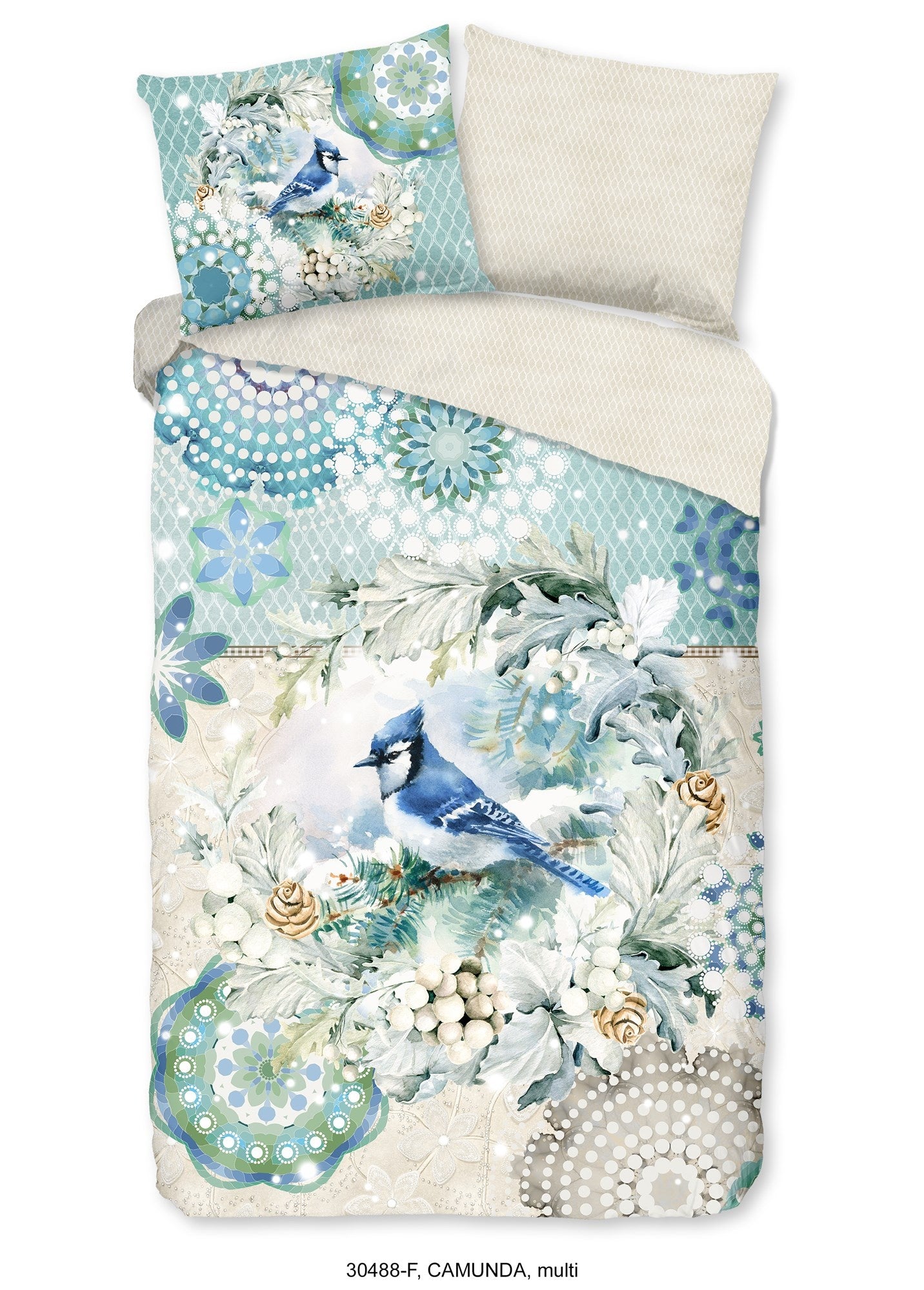 HiP dekbedovertrek Camunda - Flanel - 1-persoons (140x220 + 60x70cm)