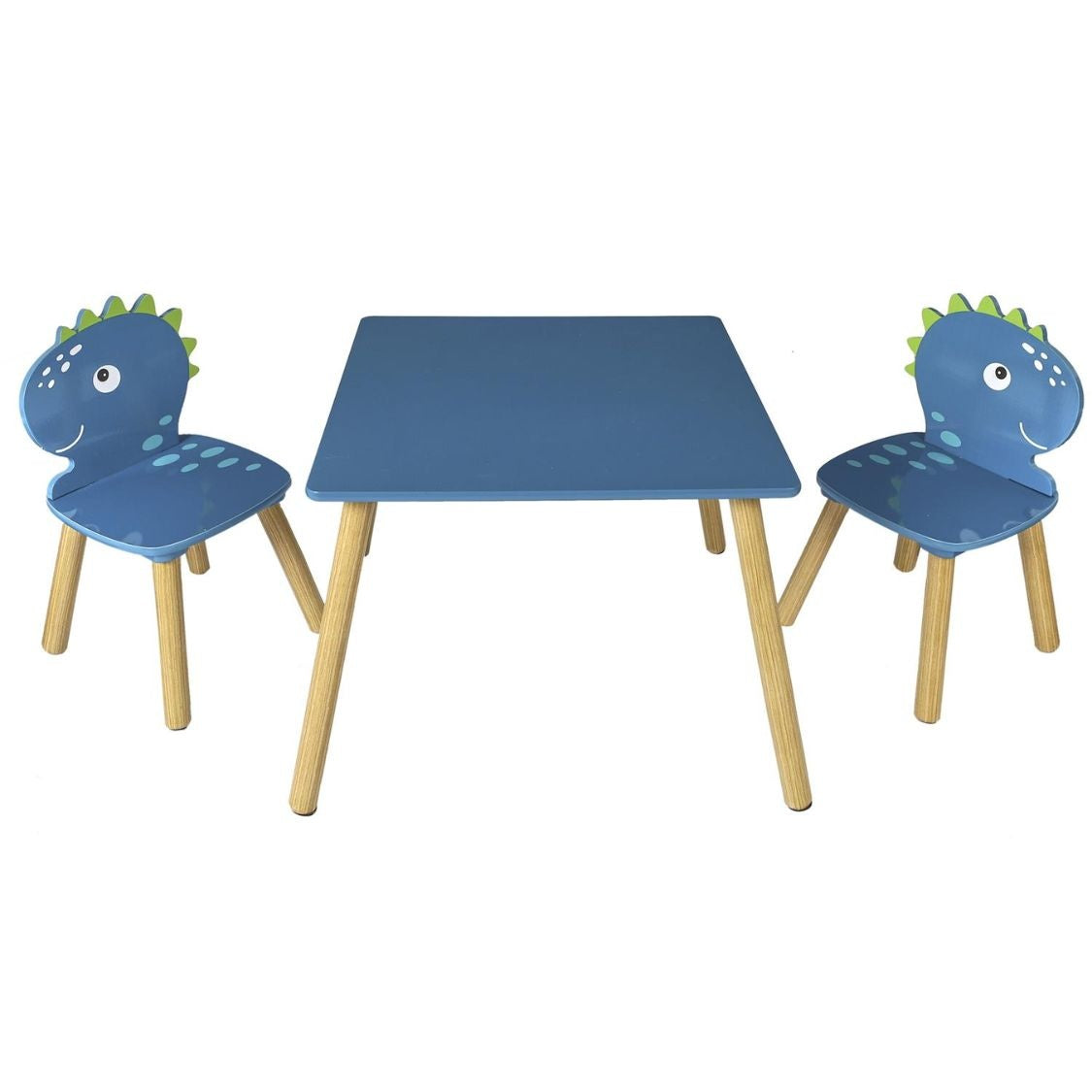 Kindertafel met 2 Dinosaurus stoeltjes