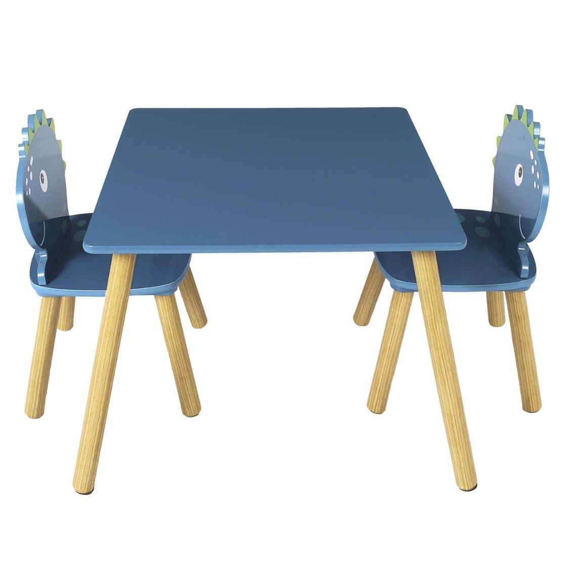 Kindertafel met 2 Dinosaurus stoeltjes