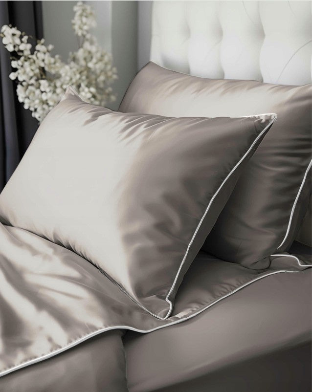 Pure dekbedovertrek Uni Beige - katoen - 1-persoons (140x200 + 70x80 cm)