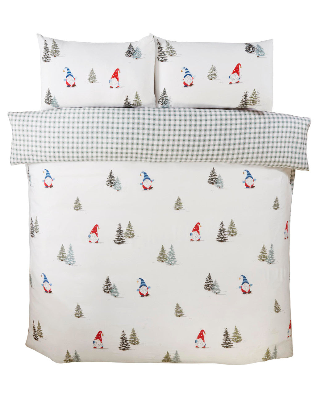 Dekbedovertrek winter gonks - microvezel - 1-persoons (135x200 + 50x75 cm)