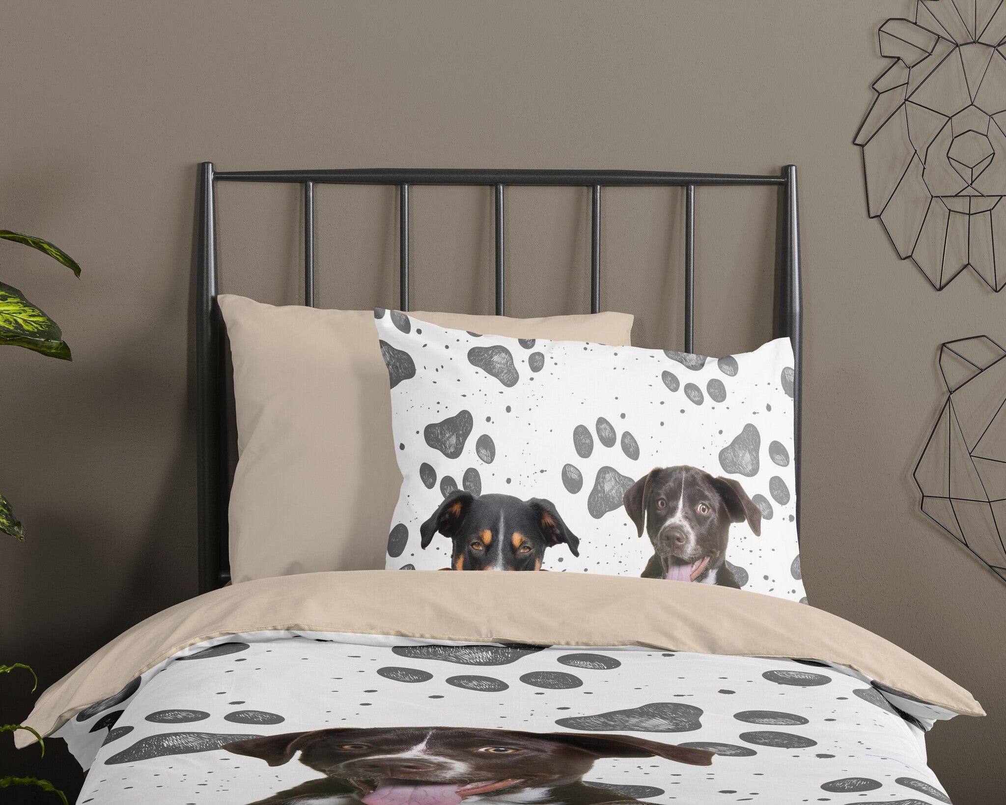 Pure dekbedovertrek Hond Yuan - Microvezel - 1-persoons (140x220 + 60x70 cm)