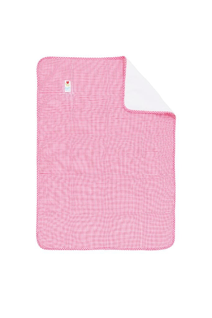 Lief! Vichy - Deken - 75x100 cm - Roze
