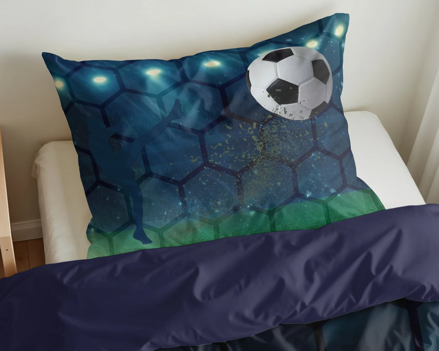 Dekbedovertrek Live football - microvezel - 1-persoons