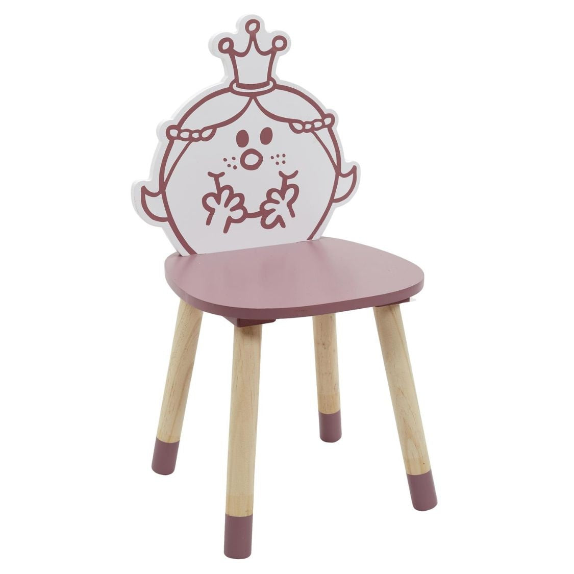 Kinderstoel Madame Princesse - roze