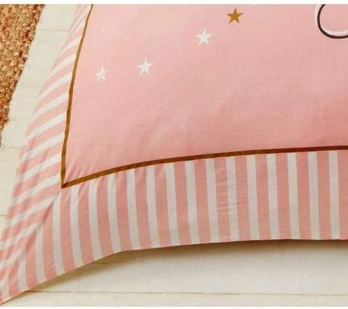 Dekbedovertrek Wish Upon A Star - roze - polykatoen - Lits-jumeaux (230x220 + 2st 50x75cm)