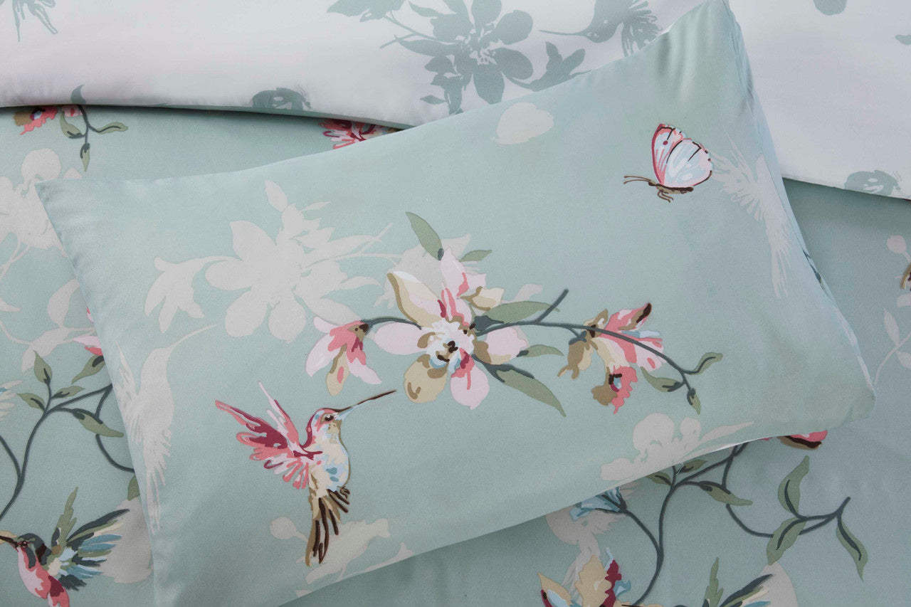 Decoware dekbedovertrek Hummingbird - Groen - Microvezel