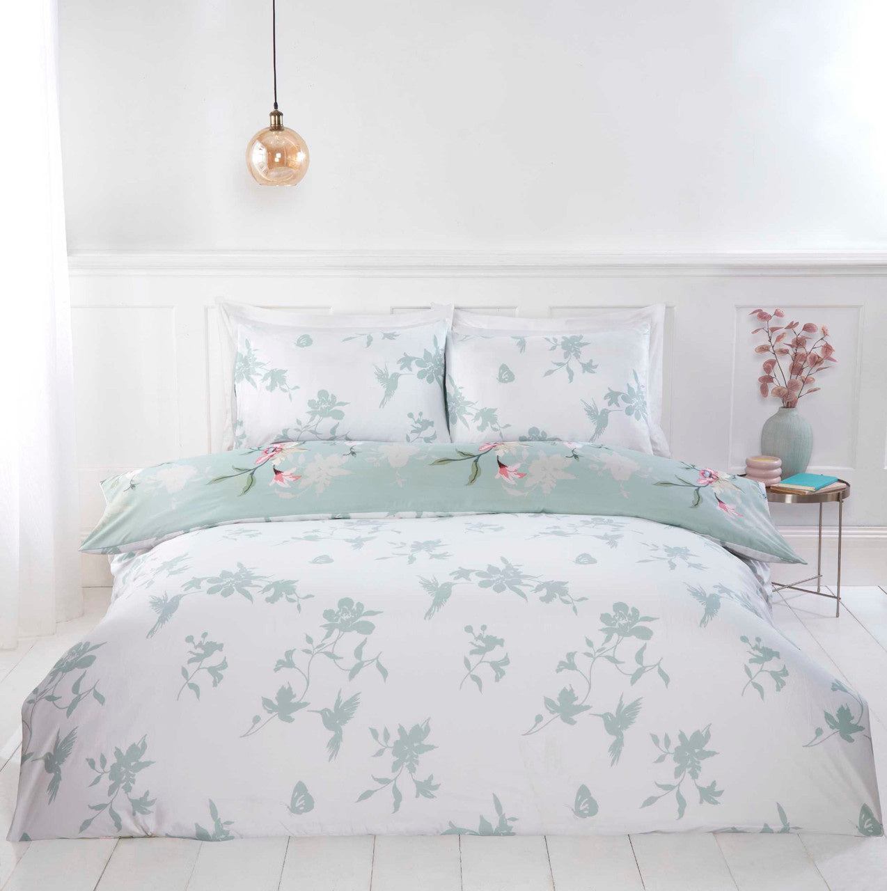 Decoware dekbedovertrek Hummingbird - Groen - Microvezel