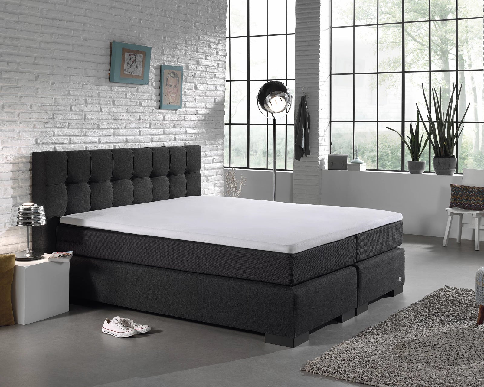 Molton topper hoeslaken - 160x200 cm