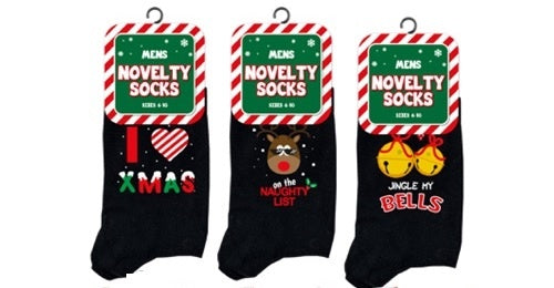 Novelty kerst sokken - Per 3 paar
