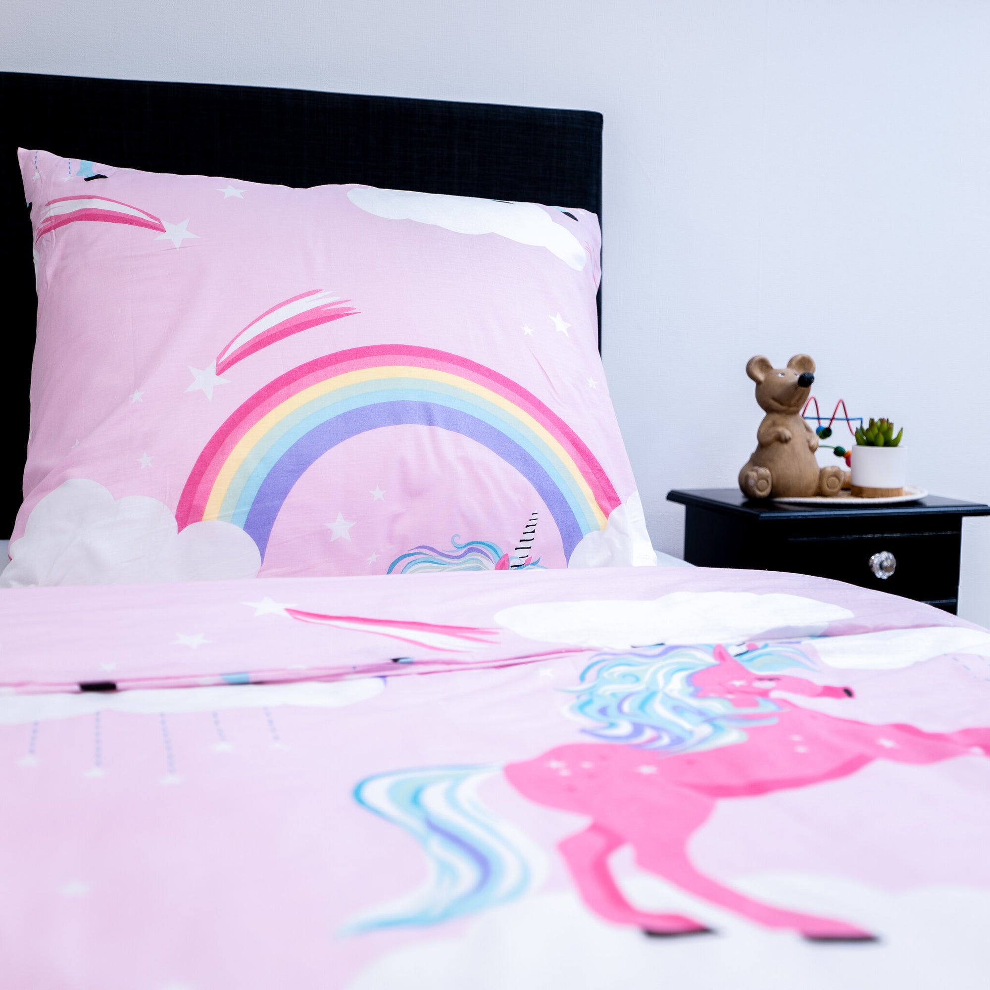 Ledikant My little unicorn dekbedovertrek - katoen - 100x140 + 40x60 cm