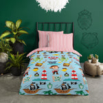 Peuter dekbedovertrek Caribbean - katoen - juniorbed (120x150 + 60x70 cm)