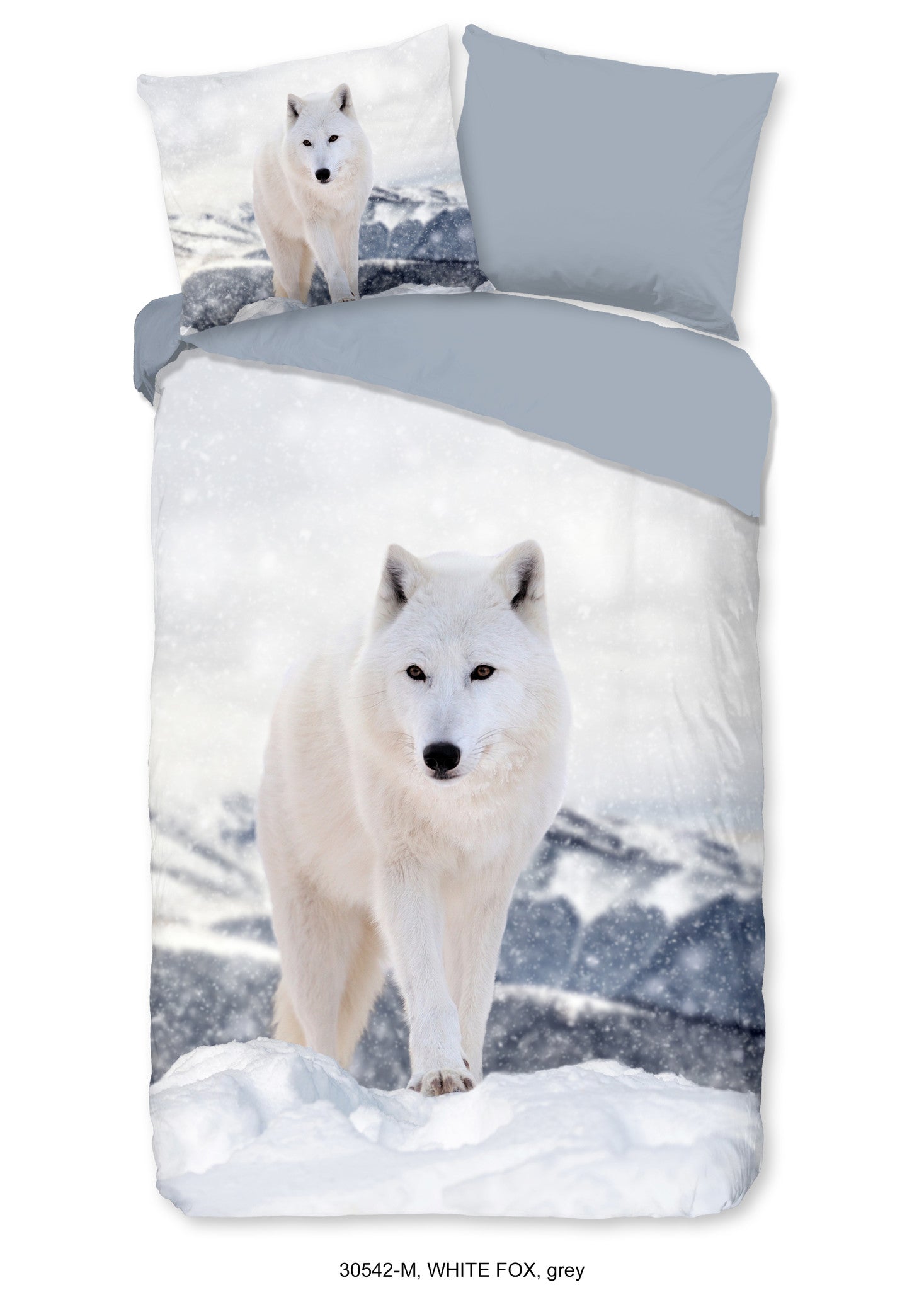 Pure dekbedovertrek white Fox - Microvezel