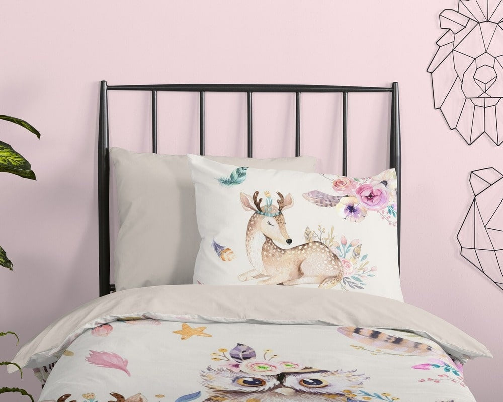 Kinderdekbedovertrek Meandra - Microvezel - 1-persoons (140x220 + 60x70 cm)