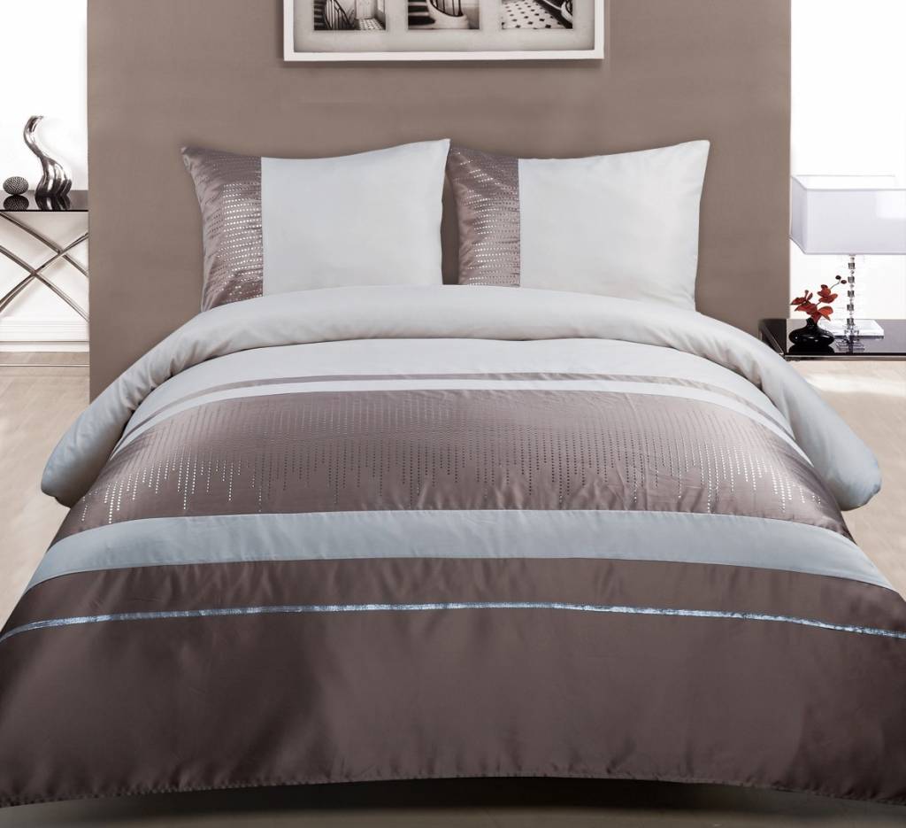 Pure dekbedovertrek luxe bling - microvezel - eenpersoons (140x220 + 60x70 cm)