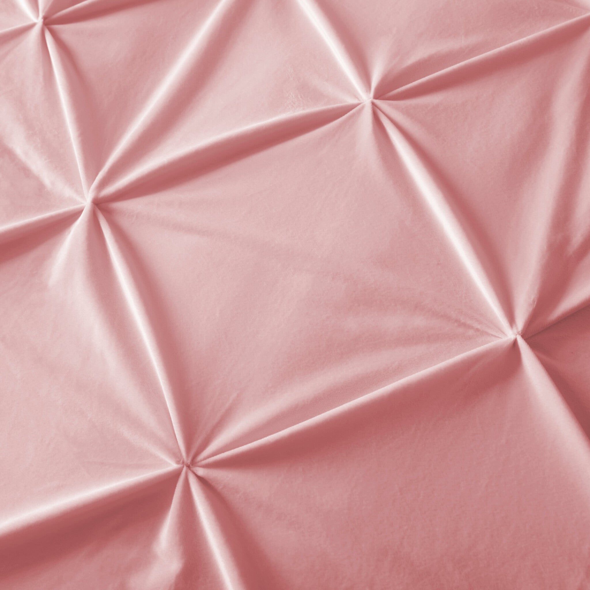Velvet dekbedovertrek Pintuck - roze