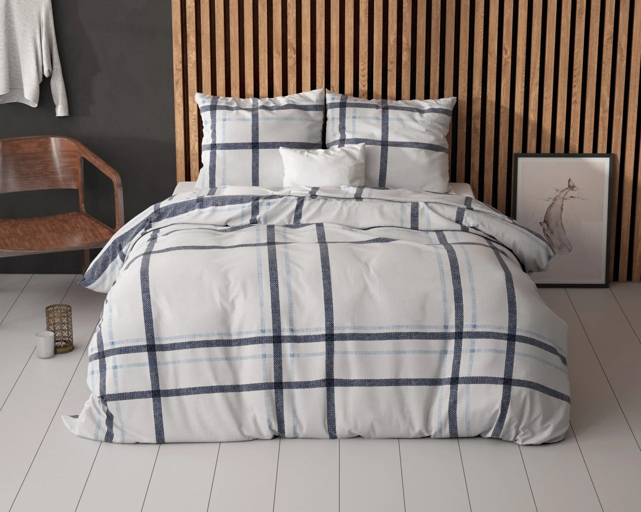 Sleeptime dekbedovertrek Simply Amazing - Wit - Polykatoen - 1-persoons (140x220 + 60x70cm)