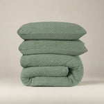 Teddy dekbedovertrek onderkant microvezel Fur - groen