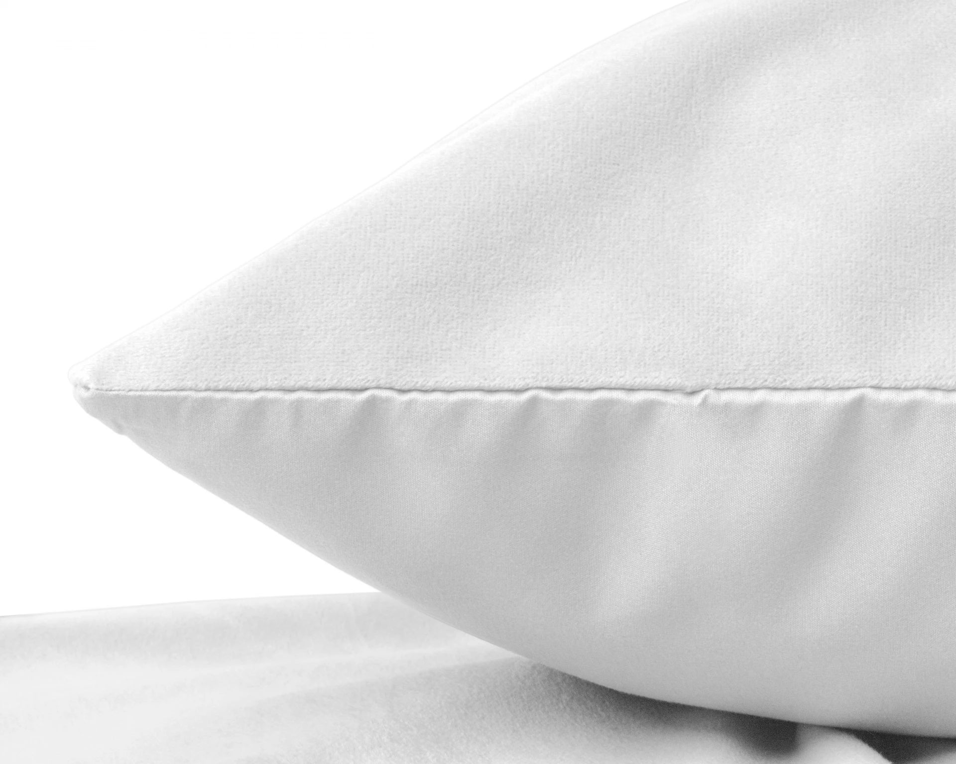Kussensloop 60x70 cm (Per 2 st) - Wit - Velvet