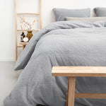 Teddy dekbedovertrek onderkant microvezel - grijs