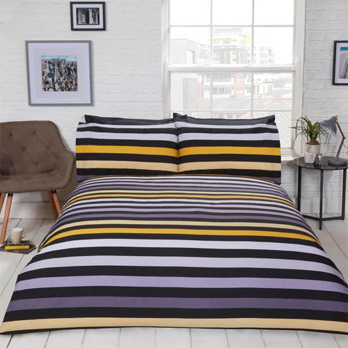Dekbedovertrek Zig zag strepen - Polykatoen - Lits-jumeaux (230x220 + 2st 50x75cm)