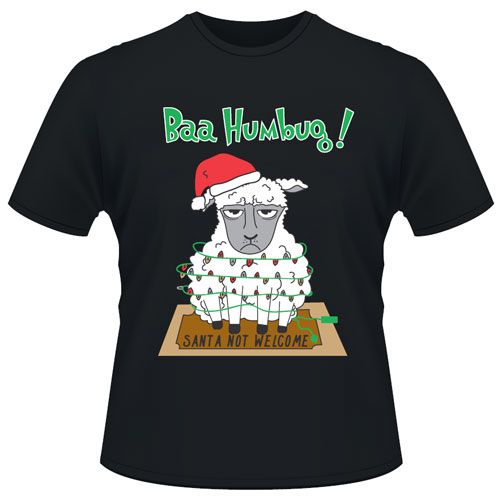 Kerst T-shirt Schaap - XL