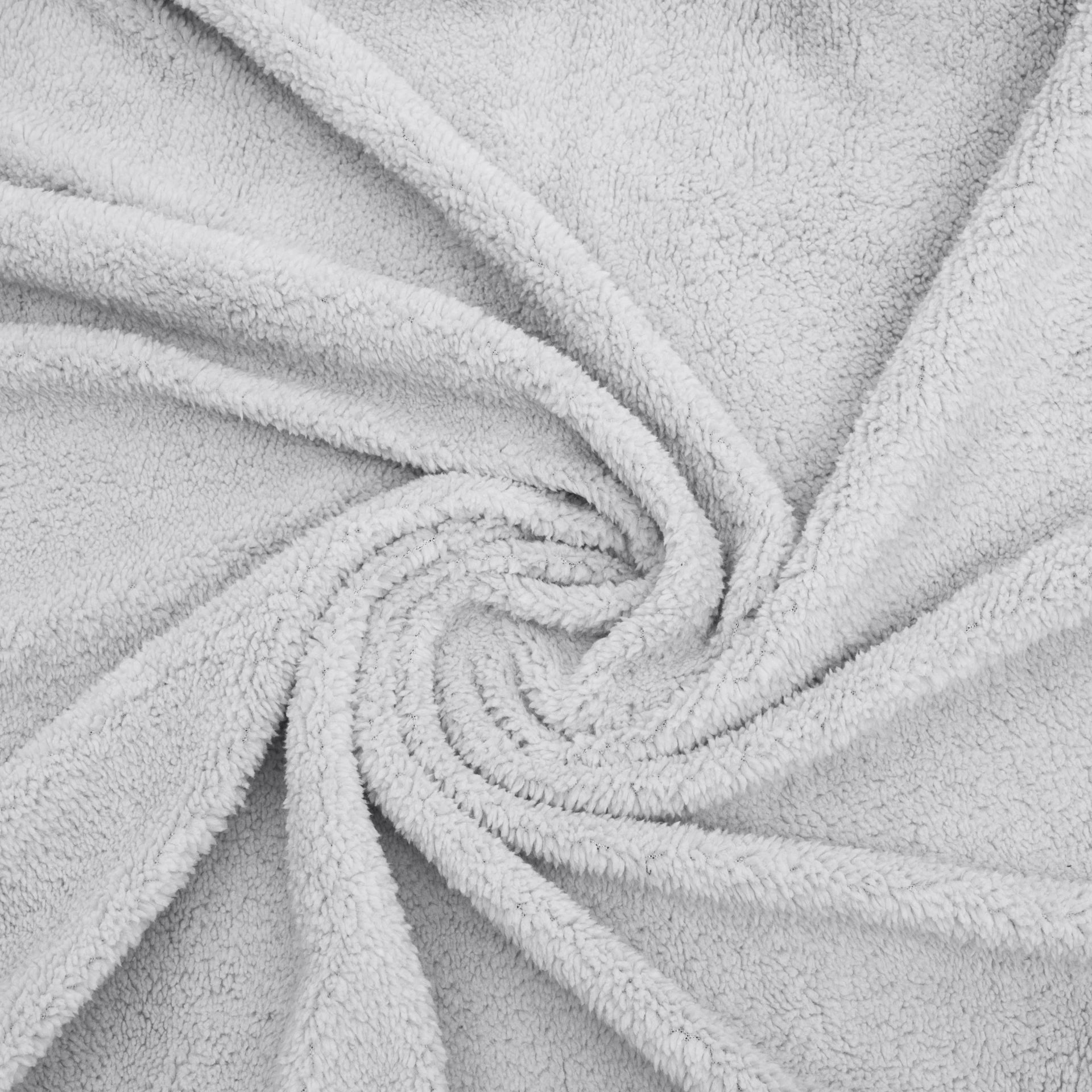 Teddy fleece hoeslaken - grijs