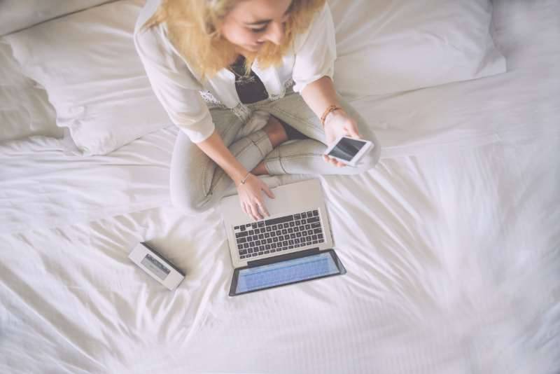 Telefoon in bed; de effecten