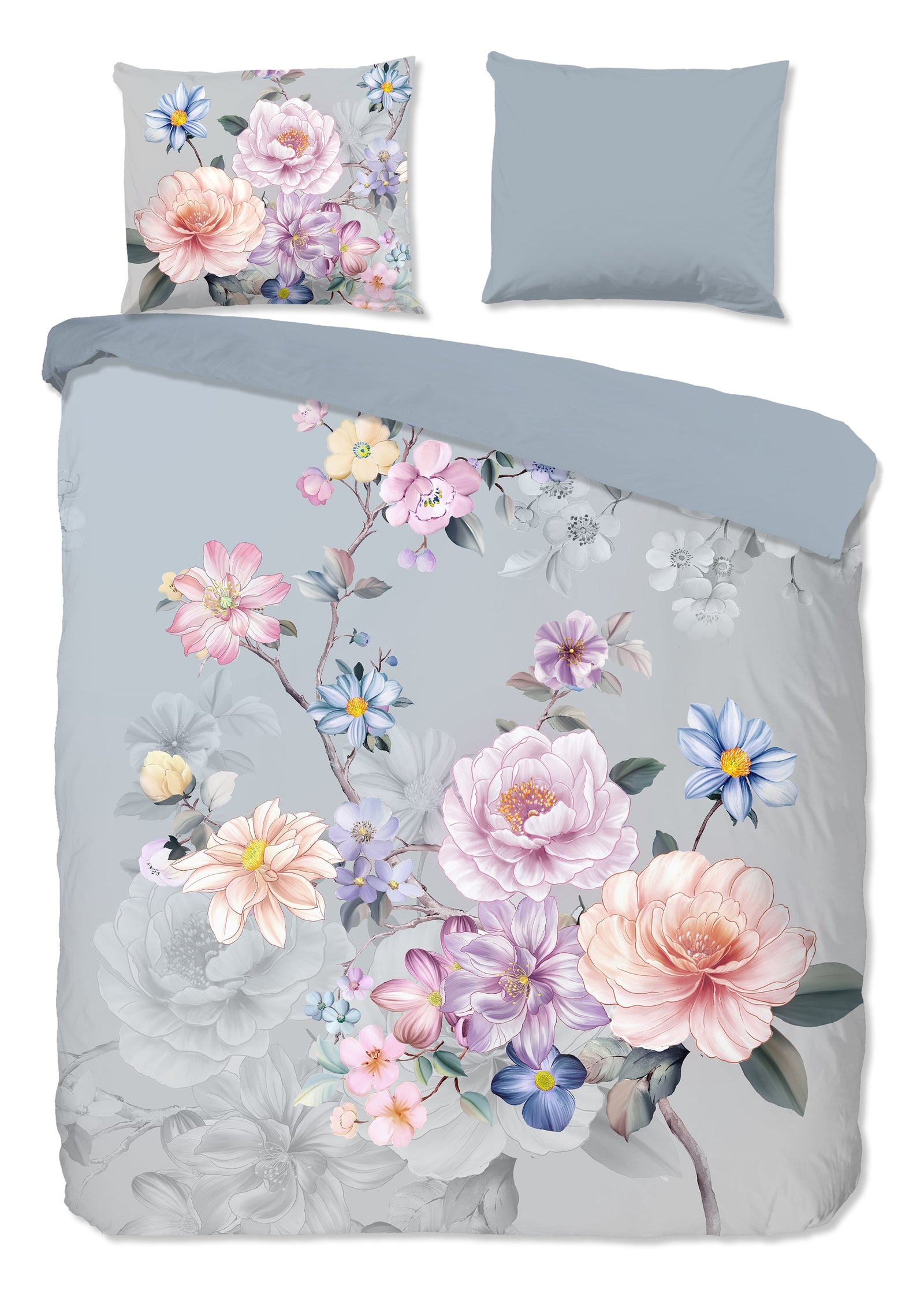 Good Morning bloemen dekbedovertrek