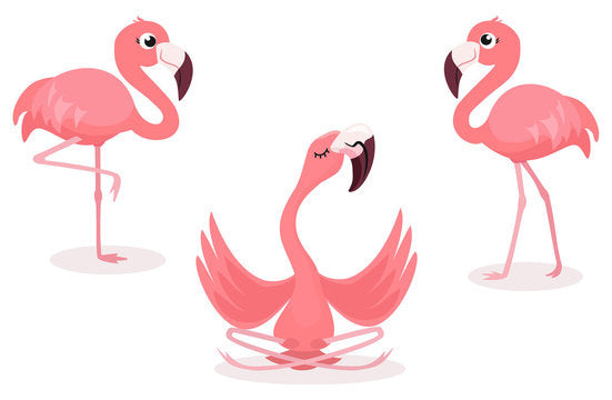 Dekbedovertrek flamingo