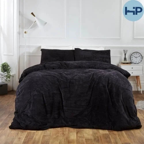 Teddy fleece dekbedovertrek lits jumeaux
