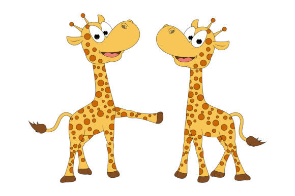 Dekbedovertrek giraffe