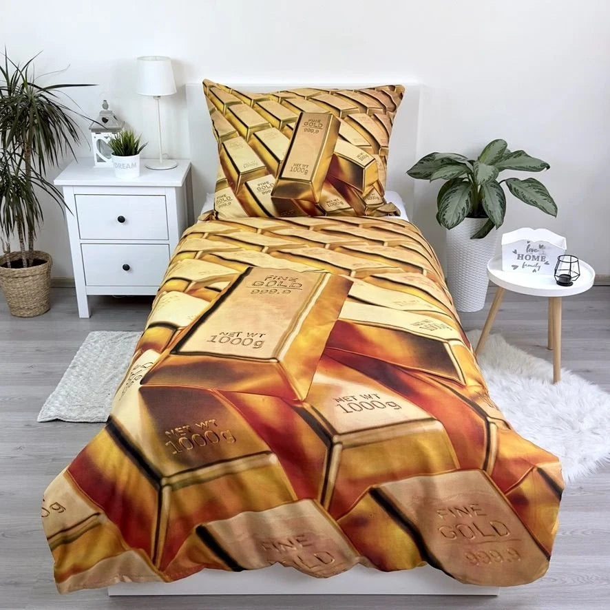 Dekbedovertrek goud