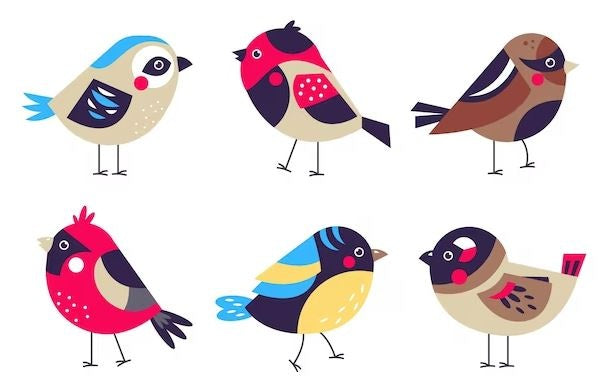 Dekbedovertrek vogels