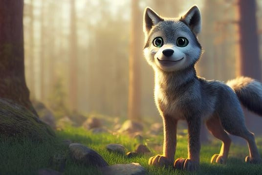 Dekbedovertrek Wolf / Vos