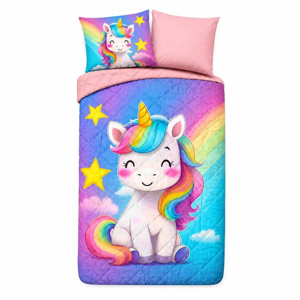 Pure kinderdekbed zonder overtrek Sissy - Incl. kussensloop - 140x200 cm