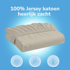 Decoware hoeslaken - jersey - lichtzand